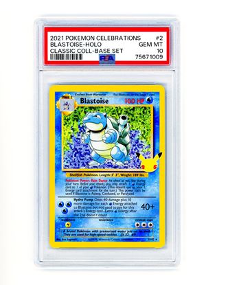 Immagine di PSA 10 - Pokemon Blastoise 2/102 Holo - Gem Mint (ITA)