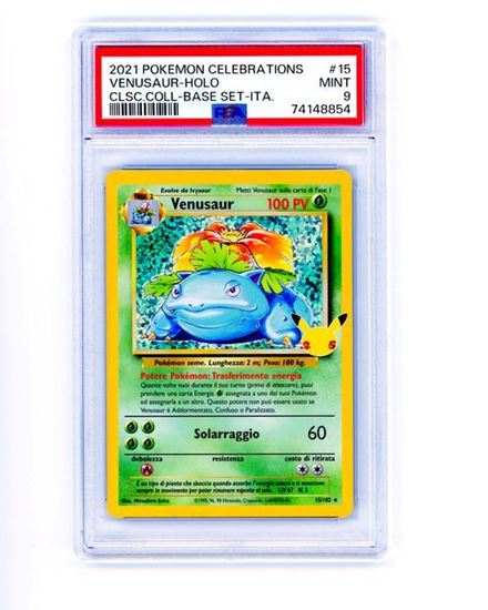 Immagine di PSA 9 - Pokemon Venusaur 15/102 Holo - Mint (ITA)