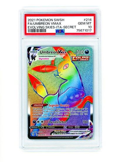 Immagine di PSA 10 - Pokemon Umbreon VMAX 214/203 Full Art - Gem Mint (ITA)