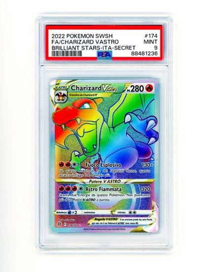 Immagine di PSA 9 - Pokemon Charizard V ASTRO 174/172 Rara Segreta - Mint (ITA)