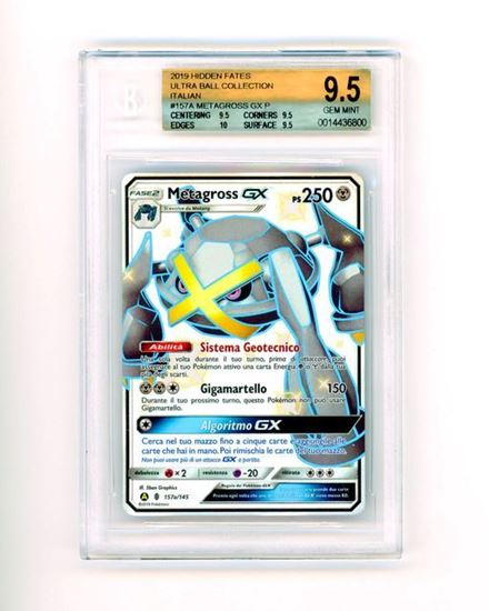 Immagine di Beckett BGS 9.5 - Pokemon Metagross GX 157a/145 Full Art - Gem Mint (ITA)