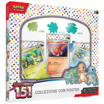 Immagine di Pokemon Scarlatto e Violetto 151 - Collezione con Poster (ITA) - 3 Bustine