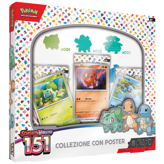 Immagine di Pokemon Scarlatto e Violetto 151 - Collezione con Poster (ITA) - 3 Bustine