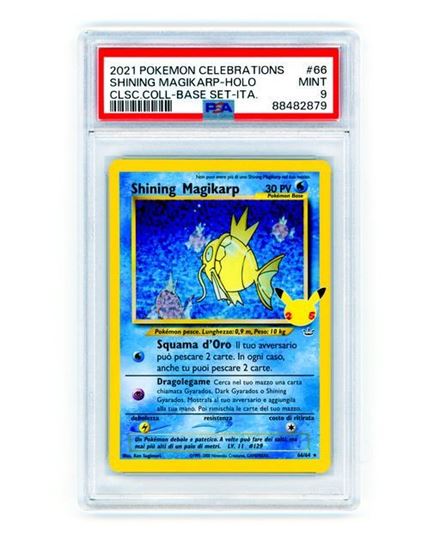 Immagine di PSA 9 - Pokemon Shining Magikarp 66/64 Holo - Mint (ITA)