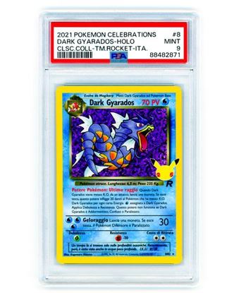 Immagine di PSA 9 - Pokemon Dark Gyarados 08/82 Holo - Mint (ITA)