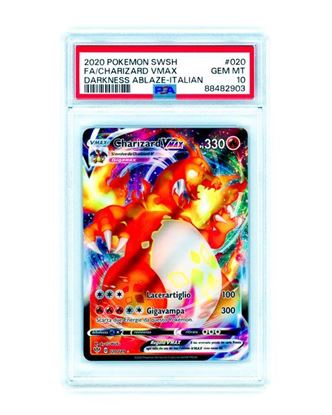 Immagine di PSA 10 - Pokemon Charizard VMAX 020/189 Full Art - Gem Mint (ITA)