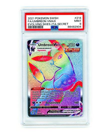 Immagine di PSA 9 - Pokemon Umbreon VMAX 214/203 Rara Segreta - Mint (ITA)