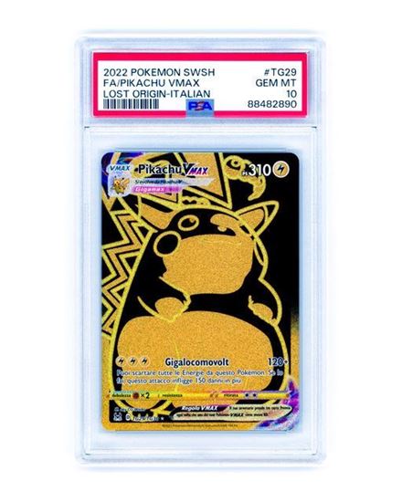 Immagine di PSA 10 - Pokemon Pikachu VMAX TG29/TG30 - Gem Mint (ITA)