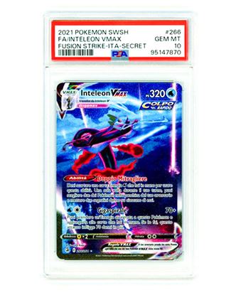 Immagine di PSA 10 - Pokemon Inteleon VMAX 266/264 Rara Segreta - Gem Mint (ITA)