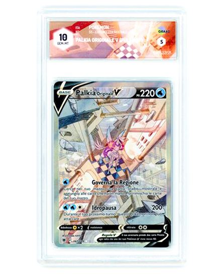 Immagine di GRAAD 10 - Pokemon Palkia Originale V 167/189 Full Art - Gem Mint (ITA)