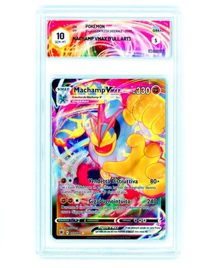 Immagine di GRAAD 10 - Pokemon Machamp VMAX 073/189 Full Art - Gem Mint (ITA)