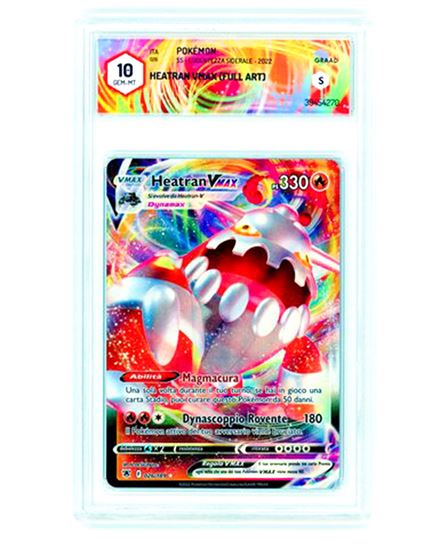 Immagine di GRAAD 10 - Pokemon Heatran VMAX 026/189 Full Art - Gem Mint (ITA)