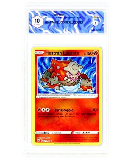 Immagine di GRAAD 10 - Pokemon Heatran Lucente 027/189 - Gem Mint (ITA)