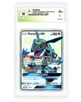 Immagine di GRAAD 10 - Pokemon Rayquaza GX 177a/168 Full Art - Gem Mint (ITA)