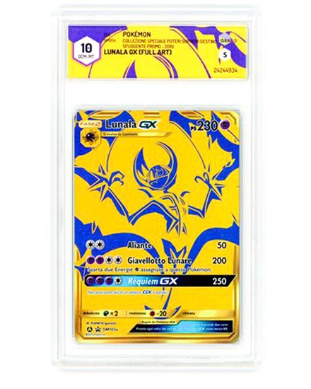 Immagine di GRAAD 10 - Pokemon Lunala GX SM103a Full Art - Gem Mint (ITA)