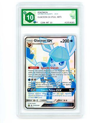 Immagine di GRAAD 10 - Pokemon Glaceon GX SV55/SV94 Full Art - Gem Mint (ITA)