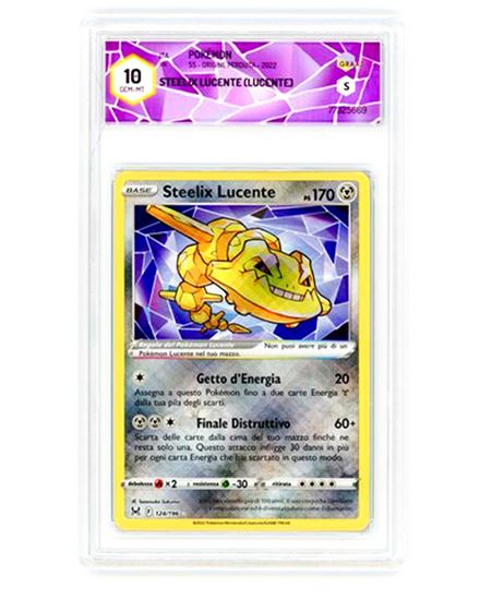 Immagine di GRAAD 10 - Pokemon Steelix Lucente 124/196 - Gem Mint (ITA)