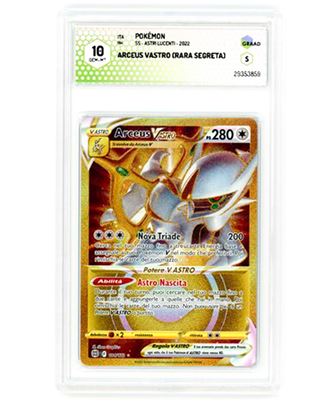 Immagine di GRAAD 10 - Pokemon Arceus V ASTRO 184/172 Rara Segreta - Gem Mint (ITA)