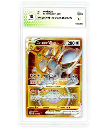 Immagine di GRAAD 10 - Pokemon Arceus V ASTRO 184/172 Rara Segreta - Gem Mint (ITA)