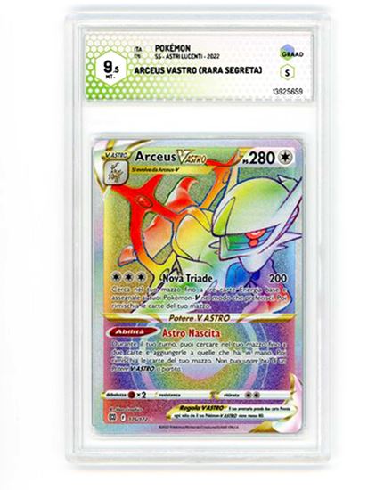 Immagine di GRAAD 9.5 - Pokemon Arceus V ASTRO 176/172 Rara Segreta - Mint Plus (ITA)