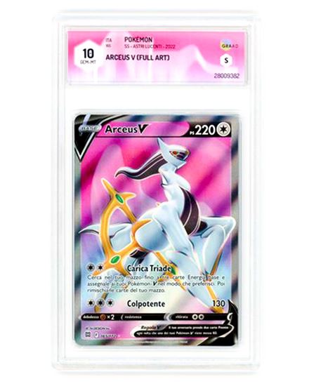 Immagine di GRAAD 10 - Pokemon Arceus V 165/172 Full Art - Gem Mint (ITA)