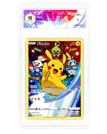 Immagine di GRAAD 10 - Pokemon Pikachu SWSH020 Promo - Gem Mint (ITA)