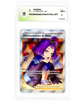 Immagine di GRAAD 10 - Pokemon Allenatore Premonizione di Malpi TG24/TG30 Full Art - Gem Mint (ITA)