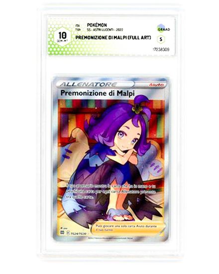 Immagine di GRAAD 10 - Pokemon Allenatore Premonizione di Malpi TG24/TG30 Full Art - Gem Mint (ITA)