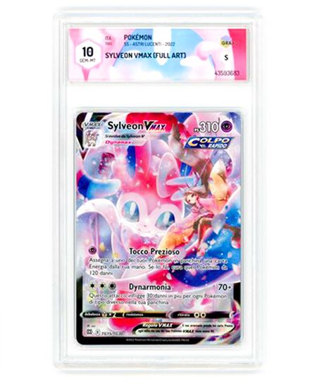 Immagine di GRAAD 10 - Pokemon Sylveon VMAX TG15/TG30 Full Art - Gem Mint (ITA)