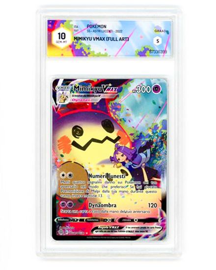 Immagine di GRAAD 10 - Pokemon Mimikyu VMAX TG17/TG30 Full Art - Gem Mint (ITA)