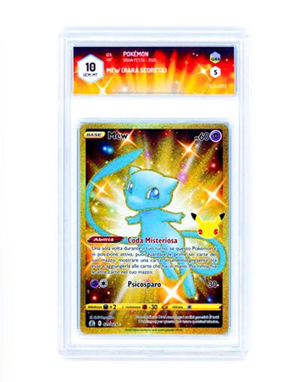 Immagine di PSA 10 - Pokemon Mew 025/025 Rara Segreta - Gem Mint (ITA)