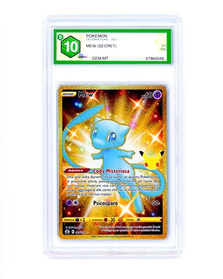 Immagine di PSA 10 - Pokemon Mew 025/025 Rara Segreta - Gem Mint (ITA)