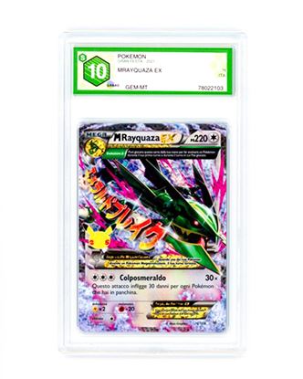 Immagine di GRAAD 10 - Pokemon M Rayquaza EX 76/108 Holo - Gem Mint (ITA)