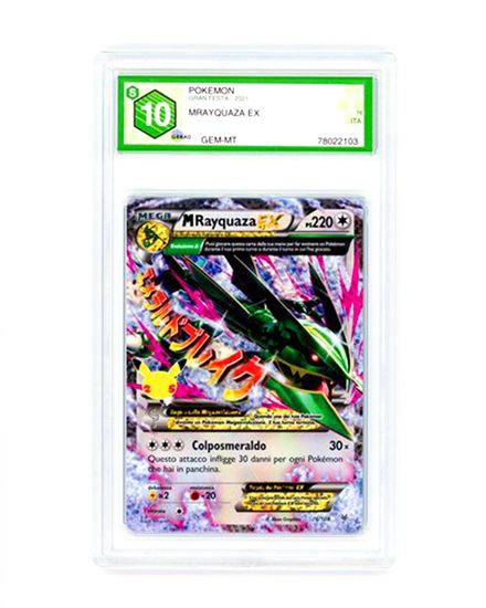 Immagine di GRAAD 10 - Pokemon M Rayquaza EX 76/108 Holo - Gem Mint (ITA)