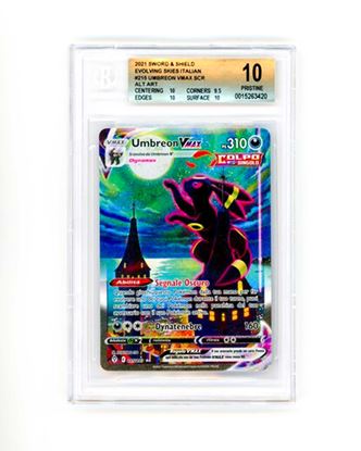 Immagine di Umbreon Vmax 215/203 Beckett bgs 10 IT GEM- MT