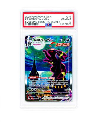 Immagine di PSA 10 - Pokemon Umbreon VMAX 215/203 Rara Segreta - Gem Mint (ITA)