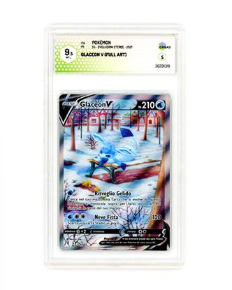 Immagine di GRAAD 9.5 - Pokemon Glaceon V 175/203 Full Art - Mint Plus (ITA)