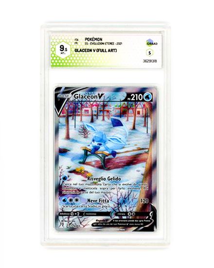 Immagine di GRAAD 9.5 - Pokemon Glaceon V 175/203 Full Art - Mint Plus (ITA)