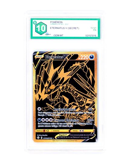 Immagine di GRAAD 10 - Pokemon Eternatus V SV121/SV122 Rara Segreta - Gem Mint (ITA)
