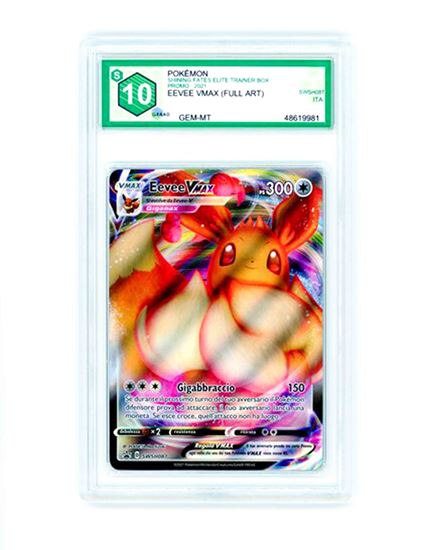 Immagine di GRAAD 10 - Pokemon Eevee VMAX Promo SWSH087 Full Art - Gem Mint (ITA)