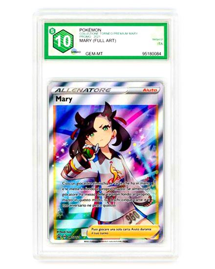 Immagine di GRAAD 10 - Pokemon Allenatore Mary Promo SWSH123 Full Art - Gem Mint (ITA)