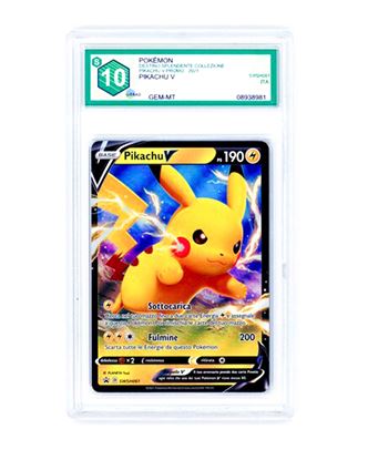 Immagine di Pikachu V Promo SWSH061 GRAAD 10 GEM