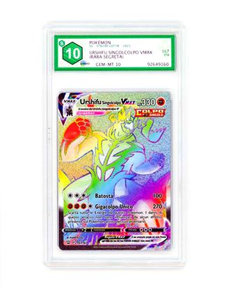 Immagine di GRAAD 10 - Pokemon Urshifu VMAX 167/163 Rara Segreta - Gem Mint (ITA)