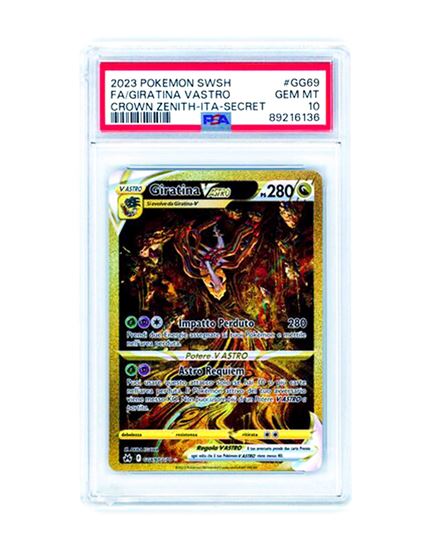Immagine di PSA 10 - Pokemon Giratina V-Astro Gold GG69/GG70 - Gem Mint (ITA)