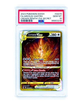 Immagine di PSA 10 - Pokemon Arceus V-Astro Gold GG70/GG70 - Gem Mint (ITA)