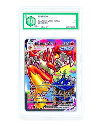 Immagine di GRAAD 10 - Pokemon Blaziken VMAX 201/198 Rara Segreta - Gem Mint (ITA)