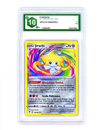Immagine di GRAAD 10 - Pokemon Jirachi 119/185 Amazing Rare - Gem Mint (ITA)