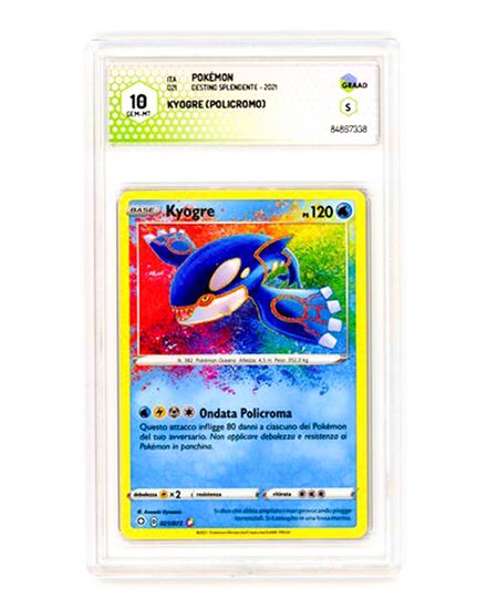 Immagine di GRAAD 10 - Pokemon Kyogre 022/072 Policromo - Gem Mint (ITA)