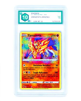 Immagine di GRAAD 10 - Pokemon Zamazenta 102/185 Amazing Rare - Gem Mint (ITA)