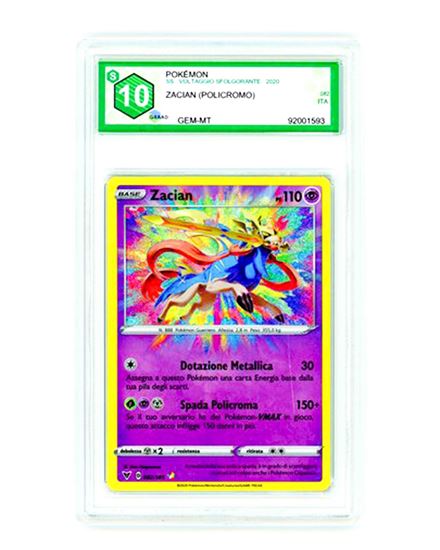 Immagine di GRAAD 10 - Pokemon Zacian 082/185 Policromo - Gem Mint (ITA)